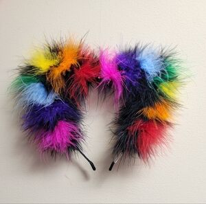 Britts Blossoms Rainbow Prism Fluff Kitty Ears